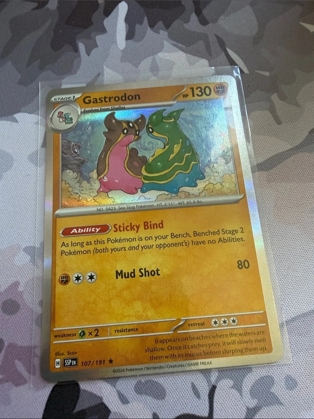 Shellos & Gastrodon Evolution Pokémon Card Mini Lot | 2 Card Reverse Holo ✨5/$25